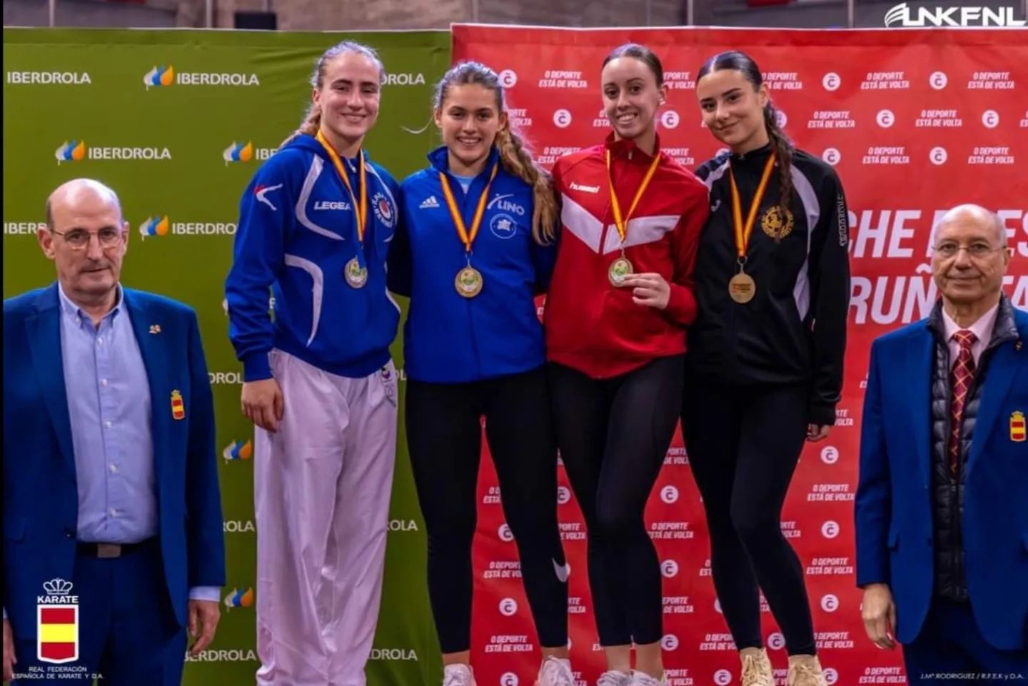 Gran actuación navarra en la Final de la Liga Nacional de Kárate 2022, celebrada en A Coruña